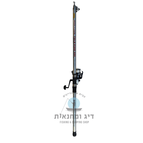 סט חכה לדיג חוף מושלם - חכה 3.5 מטר+ רולר כולל הכל לדיג!