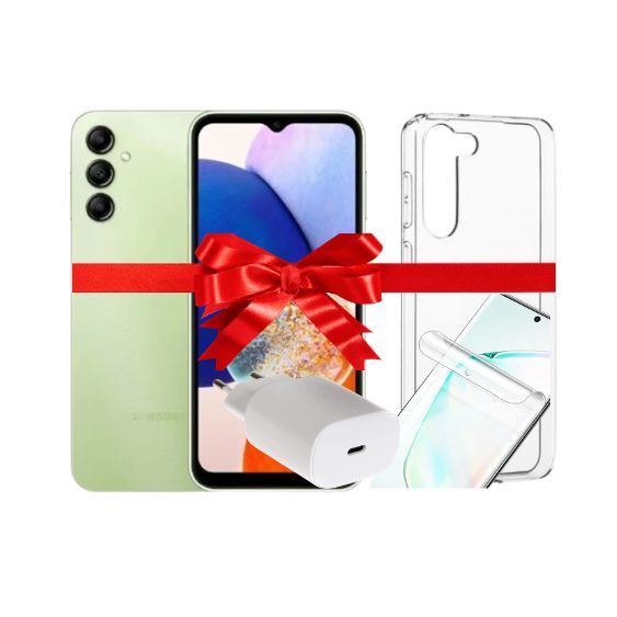  טלפון סלולרי Samsung Galaxy A14 SM-A145F/DS 64GB 4GB RAM סמסונג 24 חודשי אחריות גט סל מבית פרטנר + הקלטת שיחות מובנה