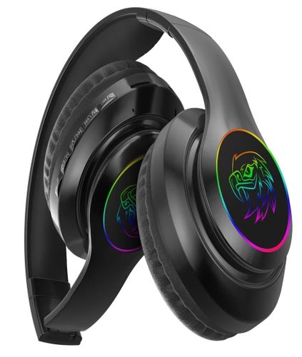 אוזניות קשת עם חיבור בלוטוס Bluetooth ניתנות לקיפול עם כבל טעינה - גיימינג