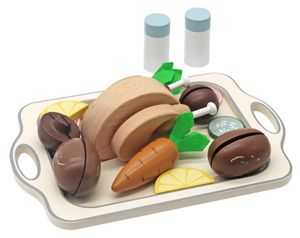 ערכת ארוחת עוף 18 חלקים למשחקי דמיון