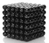 משחק הרכבה Buckyballs (המקורי) עם 216 כדורים מגנטיים מיניאטורים 5mm באריזת מתנה - שחור