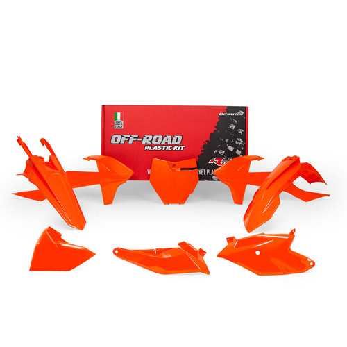 קיט פלסטיקה לאופנועי קטמ ריסטק כתום - RACETECH KTM SX85 18-23 