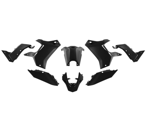 קיט פלסטיקה מלא לאופנועי ימאהה טנרה 700 שחור - RTECH TENRE 700 19-24 REVOLUTION PLASTIC KIT 