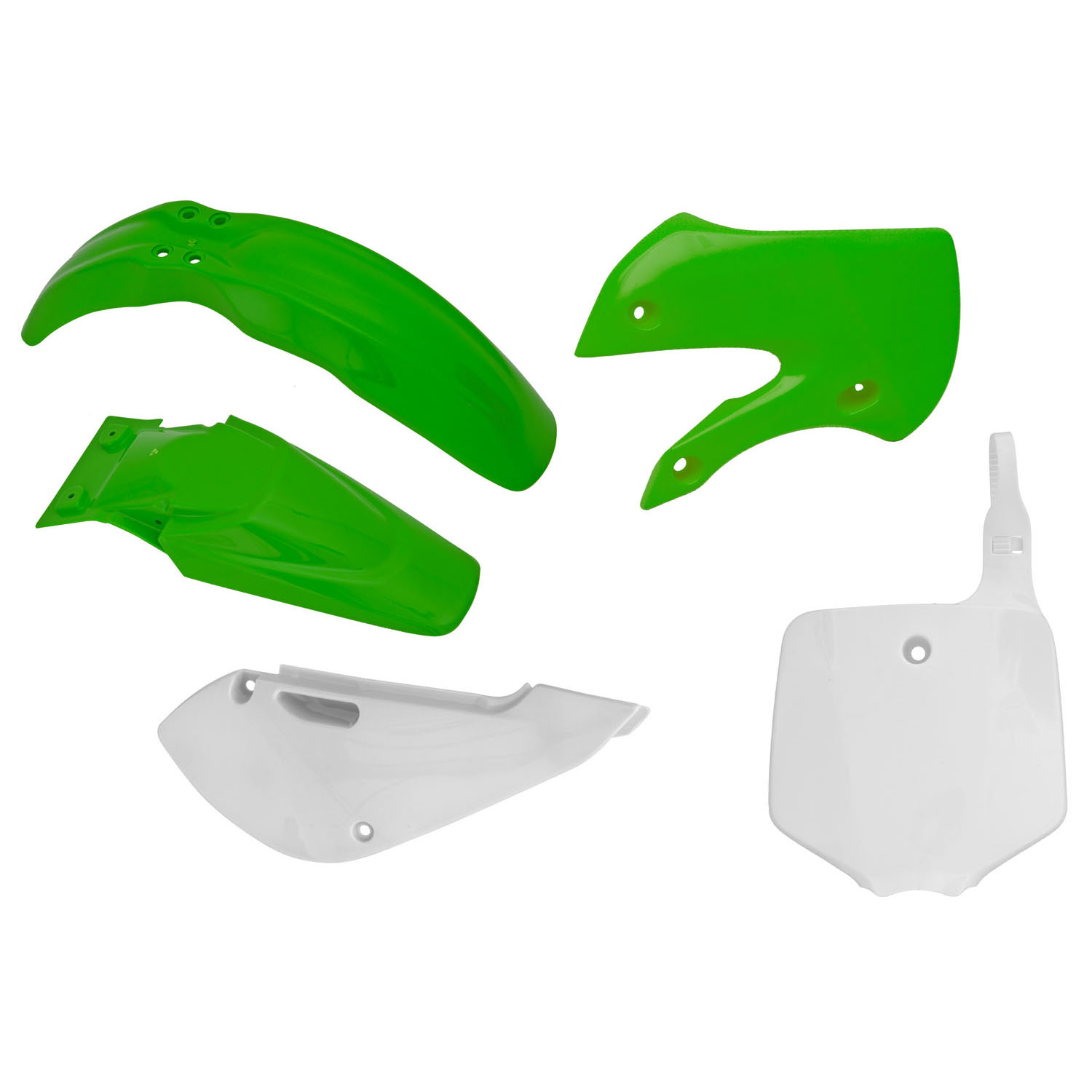 סט פלסטיקה מלא לאופנוע קווסאקי - RACE TECH PLATSIC KIT KAWASAKI KX65 00-21