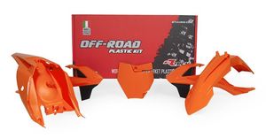 קיט פלסטיקה לאופנועי קטמ ריסטק כתום - RACETECH KTM SX65 16-22 