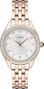 SEIKO SUR396 נשים משובץ קריסטלים