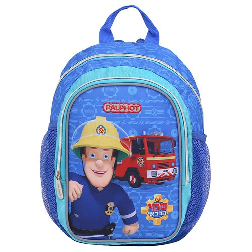 תיק גן דניאל עם שני תאי אחסון ושני תאים צדדים לבקבוקים - סמי הכבאי כחול