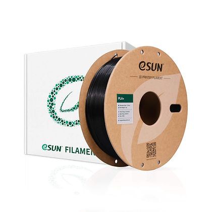 פילמנט eSUN PLA+ למדפסת תלת־ממד 1 ק"ג – שחור