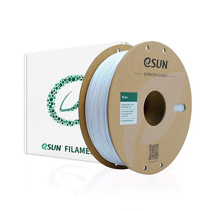 פילמנט eSUN PLA+ למדפסת תלת־ממד 1 ק"ג – לבן קר