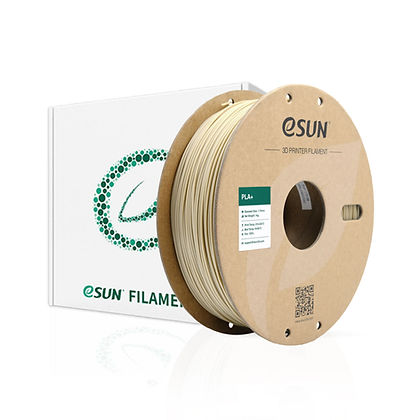 גליל פילמנט איכותי מתוצרת Esun מסוג PLA+ בצבע לבן שנהב