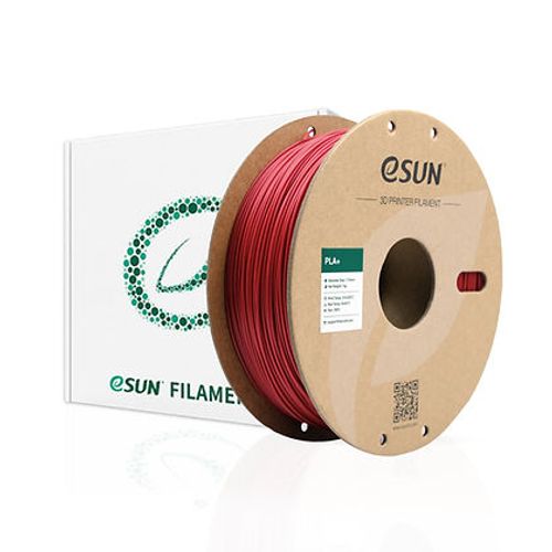 גליל פילמנט איכותי מתוצרת Esun מסוג PLA+ בצבע אדום אש