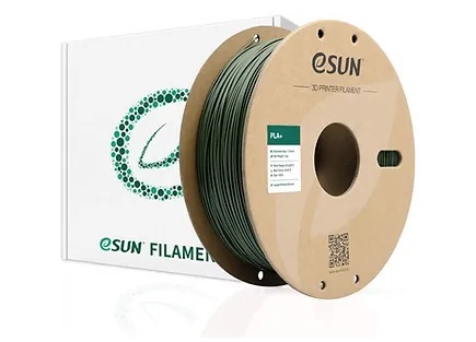גליל פילמנט איכותי מתוצרת Esun מסוג PLA+ בצבע ירוק זית