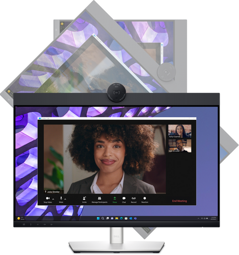 מסך מחשב ‏24 ‏אינטש Dell USB-C Hub Monitor P2424HEB Full HD דל במלאי