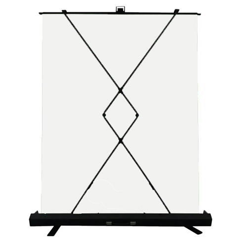 רקע לבן מתקפל 145x200 רול אפ