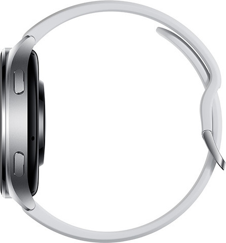 שעון ספורט חכם דגם Xiaomi Watch 2 בצבע כסוף עם רצועה בצבע אפור