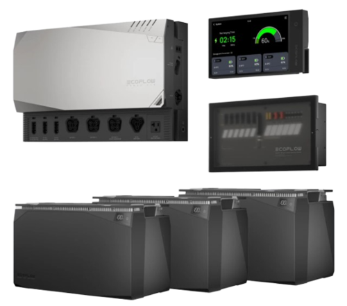 קיט מערכת אגירה ECOFLOW POWER KIT 3600/6000W 15Kwh