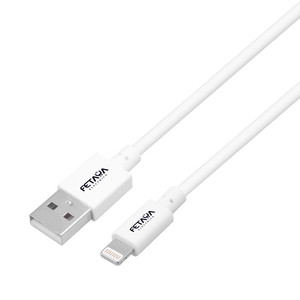 כבל טעינה מהירה USB TO LIGHTNING אורך כ- 1 מטר בצבע לבן