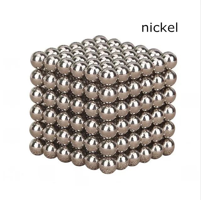כדורים מגנטים NEO CUBE צבע ניקל 4 מ"מ