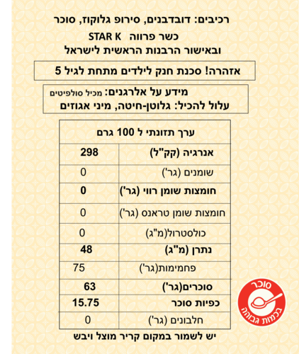 דובדבן ירוק מסוכר 250 גרם