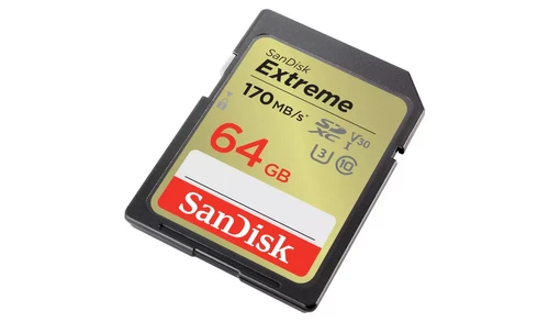 כרטיס זיכרון SanDisk Extreme SDXC SDSDXV2-064G-GNCIN 64GB SD סנדיסק