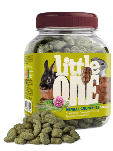 ליטל וואן חטיף פריכיות צמחים למכרסמים 100 גרם Little One