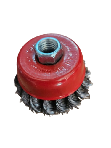 מברשת צמה למשחזת 3 אינץ עם הברגה 14mm