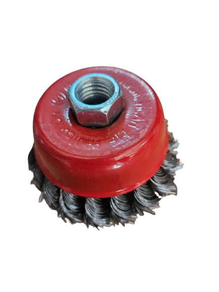 מברשת צמה למשחזת 3 אינץ עם הברגה 14mm