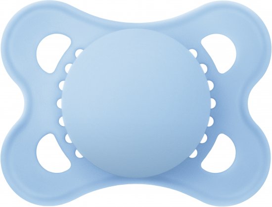 מוצץ סיליקון 0-6 חודשים MAM - צבע כחול