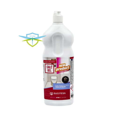 ג'ל מסיר אבנית CALC BR GEL ריחני לחדרי רחצה. אנטי בקטריאלי, מסיר אבנית ביעילות ממקלחונים ואמבטיות. נפח 1 ליטר ב-38₪. הזמינו עכשיו!