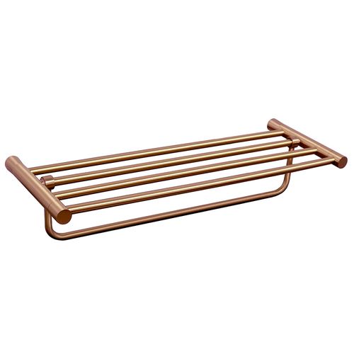 מדף מגבות 60 ס״מ לאמבטיה STYLO רוז גולד