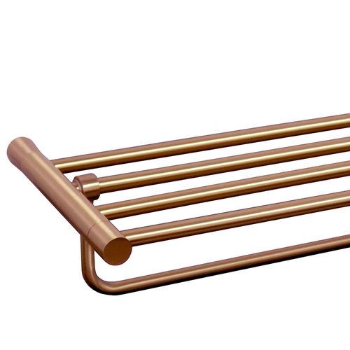 מדף מגבות 60 ס״מ לאמבטיה STYLO רוז גולד