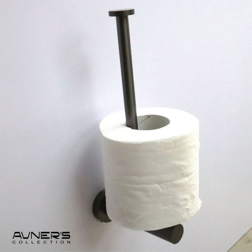 מחזיק נייר טואלט רזרבי לקיר ROUND גרפיט