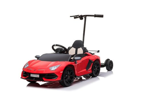 מכונית למבורגיני 12V + מעמד נשיאה להורה