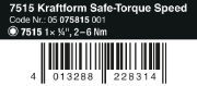 מברג מומנט 2-6 ניוטון מטר 7515 Kraftform Safe-Torque Speed, מק