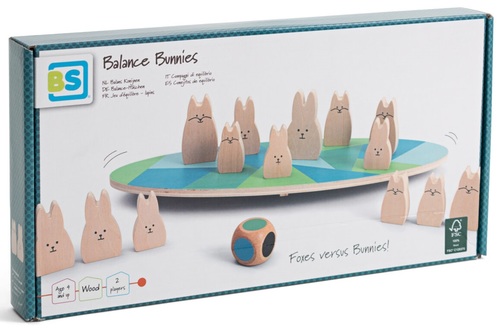 משחק שיווי משקל ארנבונים מתנדנדים Balance Bunnies