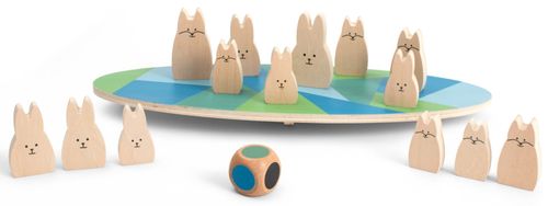 משחק שיווי משקל ארנבונים מתנדנדים Balance Bunnies