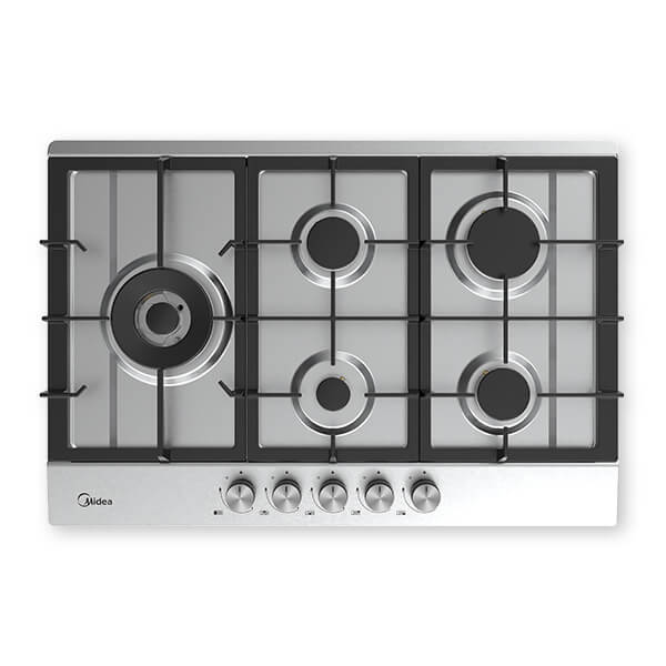 כיריים גז מידאה 5 להבות בישול בגימור נירוסטה דגם 75SP005