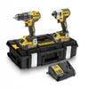 סט אימפקט ומברגה/מקדחה Dewalt DCK266P2 5.0Ah 18V