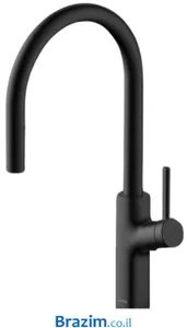 ברז מטבח נשלף K568-MB שחור