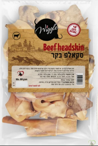 חטיף סקאלפ בקר 500 גרם לכלבים