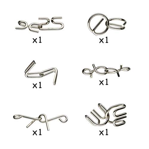 קרייזיקס! משחקי חשיבה - 6 אתגרים מתכת DJECO