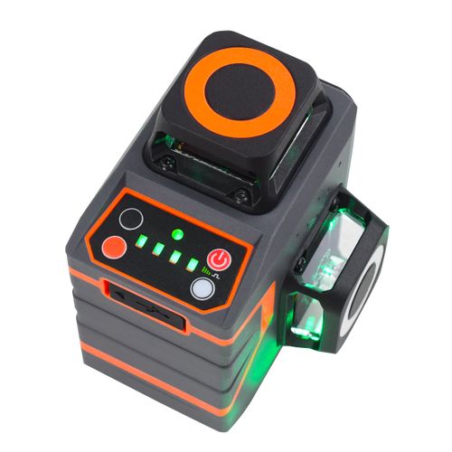 פלס לייזר ירוק מיני 3D כולל שלט ומעמד מגנטי 103200-004