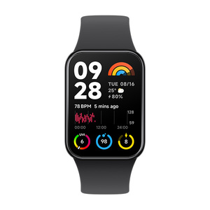 צמיד כושר חכם דגם Xiaomi Smart Band 8 Pro בצבע שחור