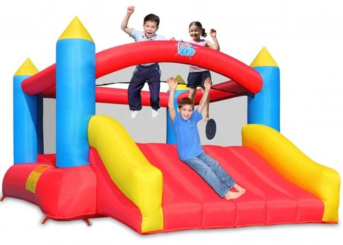 מתקן מתנפח לילדים טירת קפיצות עם מגלשה רחבה 9745