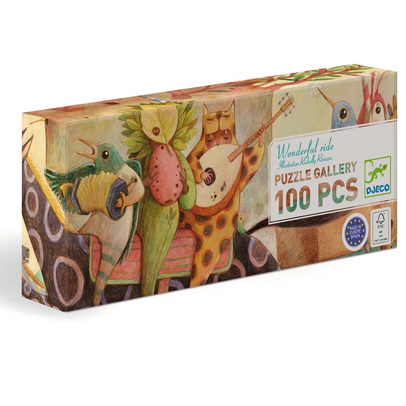פאזל גלריה 100 רכיבה מופלאה