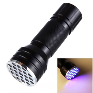 פנס אולטרה סגול 21 נורות לד Ultraviolet flashlight