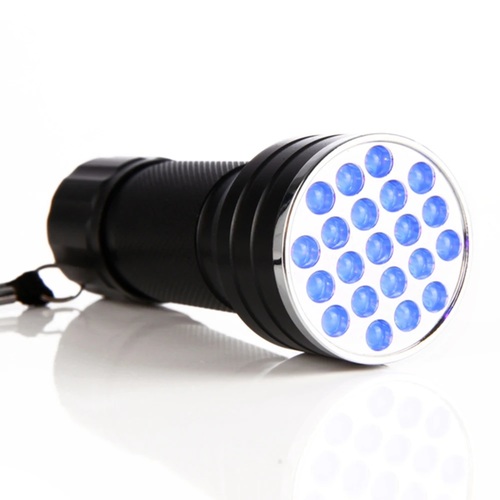פנס אולטרה סגול 21 נורות לד Ultraviolet flashlight