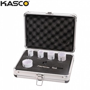 סט 7 יח׳ מסורי כוס 22-38 מ״מ + מובילים – KASCO K-383110