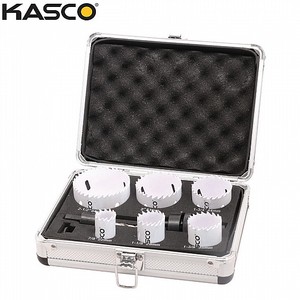 סט 9 יח׳ מסורי כוס 22-64 מ״מ + מובילים – KASCO K-383120