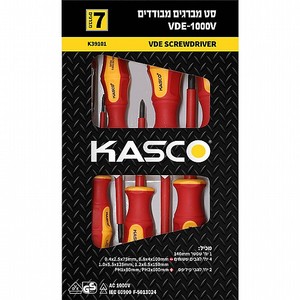 סט 7 מברגים VDE 1000V – KASCO K-39101